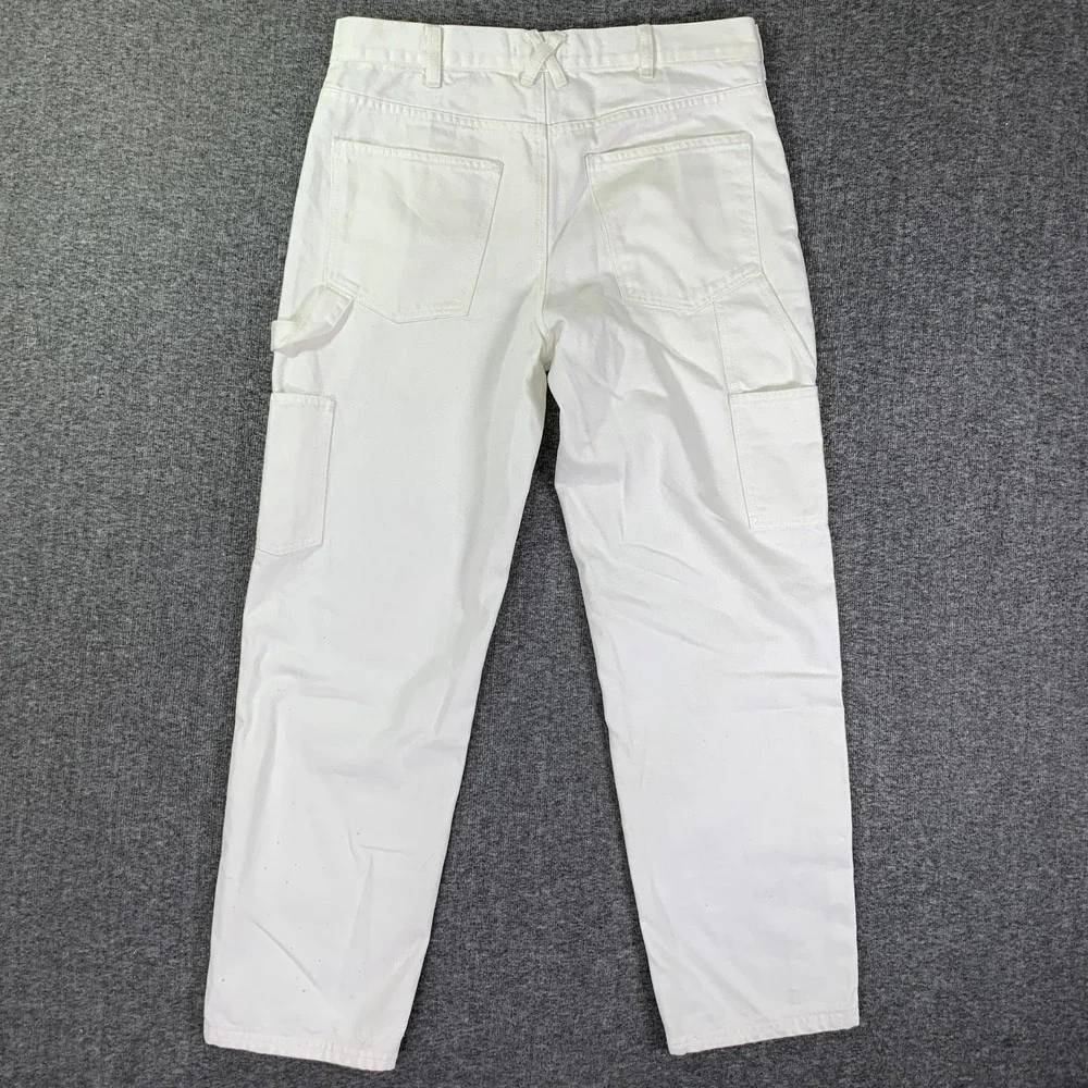 Alex Mill Painters Jeans Men 34x30 Pant White Denim Carpenter